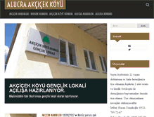 Tablet Screenshot of akcicekkoyu.com